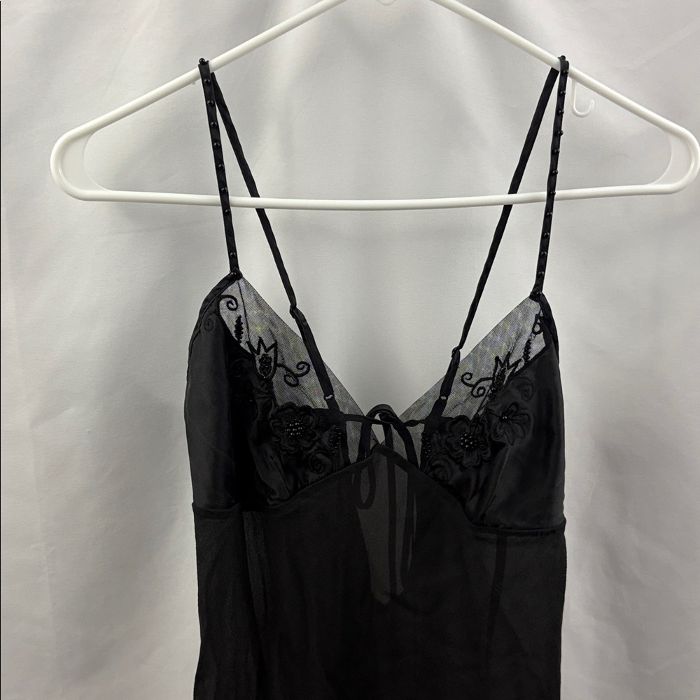 Victoria's Secret Sheer Lace Babydoll Top Size Medium Lingerie - Picture 2 of 7